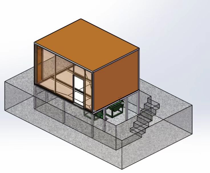 液體濕式噴砂房，水噴砂房